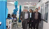 بازدید سرپرست دانشگاه علوم پزشکی کاشان از مرکز آموزشی درمانی شهید دکتر بهشتی