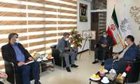نشست رئیس دانشگاه با رئیس سازمان بسیج جامعه پزشکی استان اصفهان